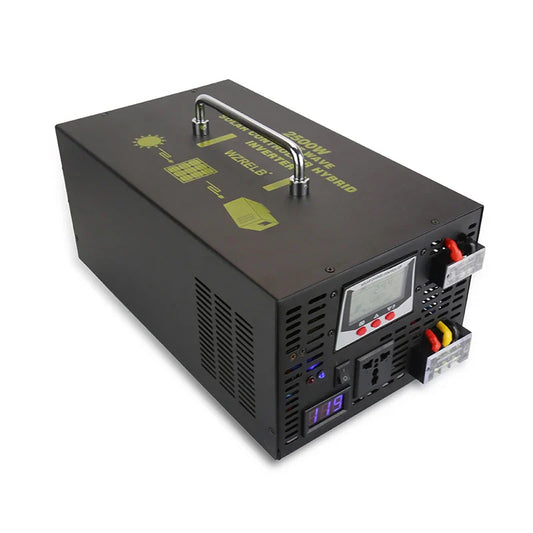 2500W Pure Sine Wave Solar Inverter 24V DC to 220V DC/AC Converter Hybrid Inverter 24V/48V to 120V/230V/240V LCD 30A Controller - 54Grid - Renewable Energy Store