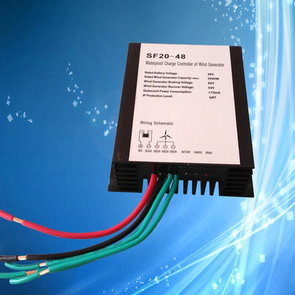 Wind Generator Charge Controller 1000W/2000W/3000W/5000W  WaterProof Wind Turbine Power Generator Charge Regulator 24V 48V 96V - 54Grid - Renewable Energy Store