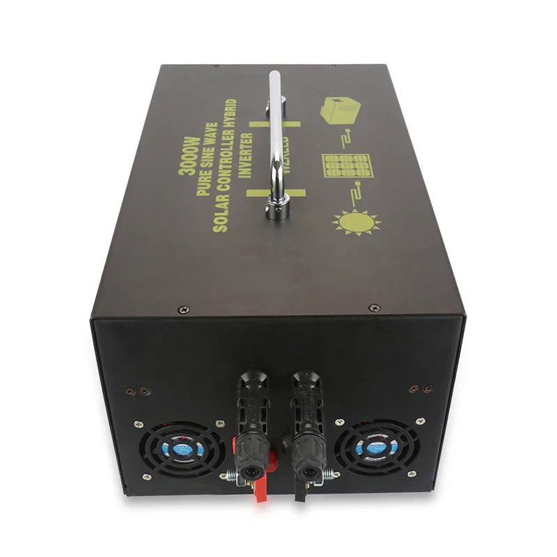 Pure Sine Wave Solar Power Inverter 3000W 12V/24V/48V DC to 110V/120V/220V/230V/240V DC/AC Hybrid Inverter 30A Solar Controller - 54Grid - Renewable Energy Store
