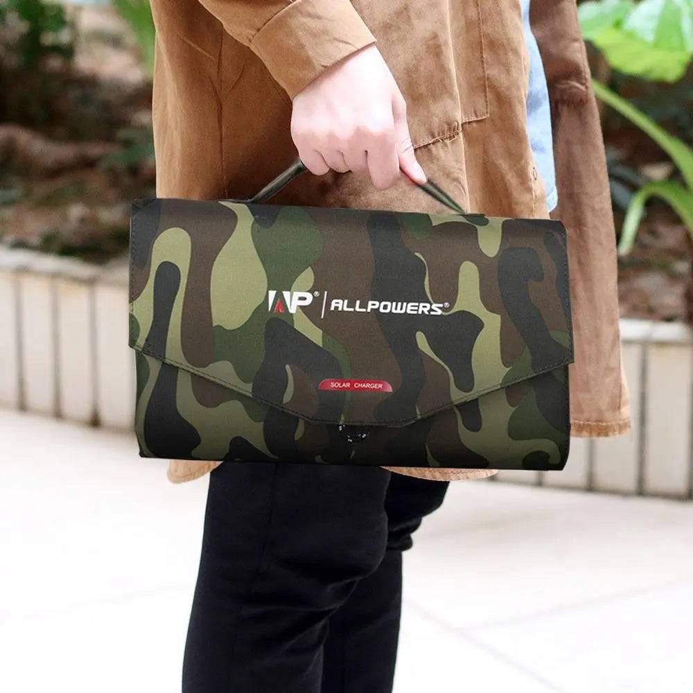 Portable Solar Charger ALLPOWERS 100W Foldable Solar Panel - 54Grid - Renewable Energy Store