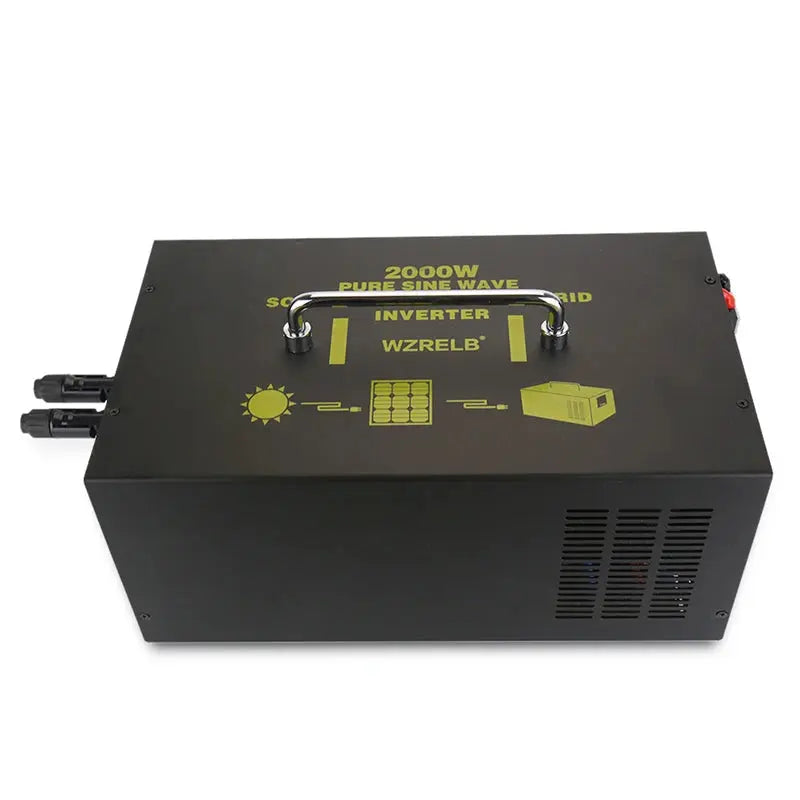 2000W Pure Sine Wave Hybrid Power Inverter 24V DC to 220V AC/DC Converter LCD Display 24V/48V to 120V/230V/240V 30A Controller - 54Grid - Renewable Energy Store