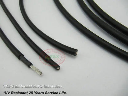 200meters/roll PV Cable 1x6mm2 Solar Wire XLPE Jacket Copper Core Solar Cable for Solar Power System Factory Price - 54Grid - Renewable Energy Store