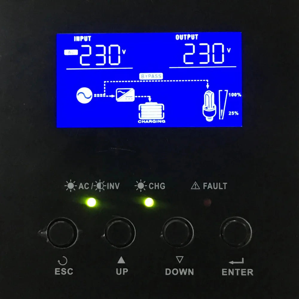 Solar Hybrid Inverter Pure Sine Wave 220VAC Output Solar Swipower 3KVA 5KVA 4000W - 54Grid - Renewable Energy Store