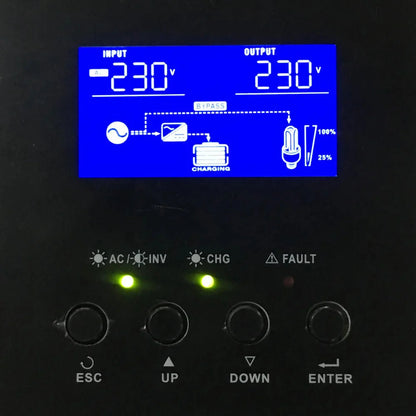 Solar Hybrid Inverter Pure Sine Wave 220VAC Output Solar Swipower 3KVA 5KVA 4000W - 54Grid - Renewable Energy Store