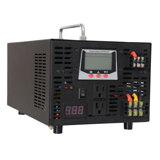 2500W Pure Sine Wave Solar Inverter 24V DC to 220V DC/AC Converter Hybrid Inverter 24V/48V to 120V/230V/240V LCD 30A Controller - 54Grid - Renewable Energy Store