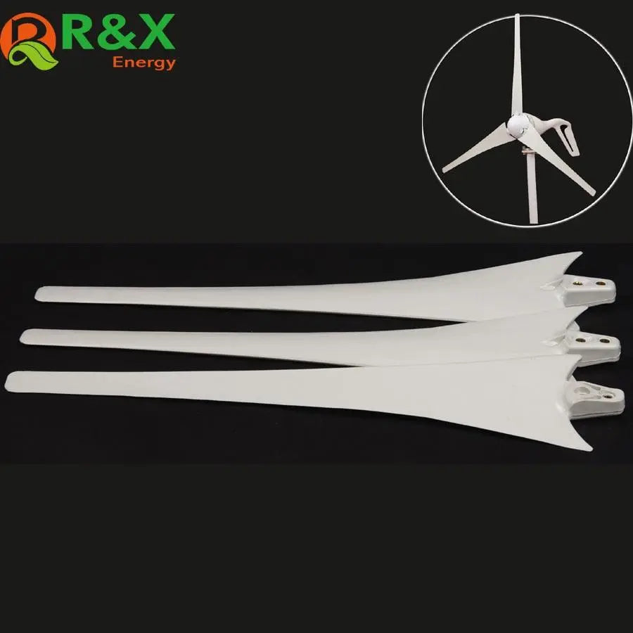 Power Energy Wind Turbine 400W  Wind Blade for Accessories 600mm/650mm White Color Nylon Fber Blade - 54Grid - Renewable Energy Store