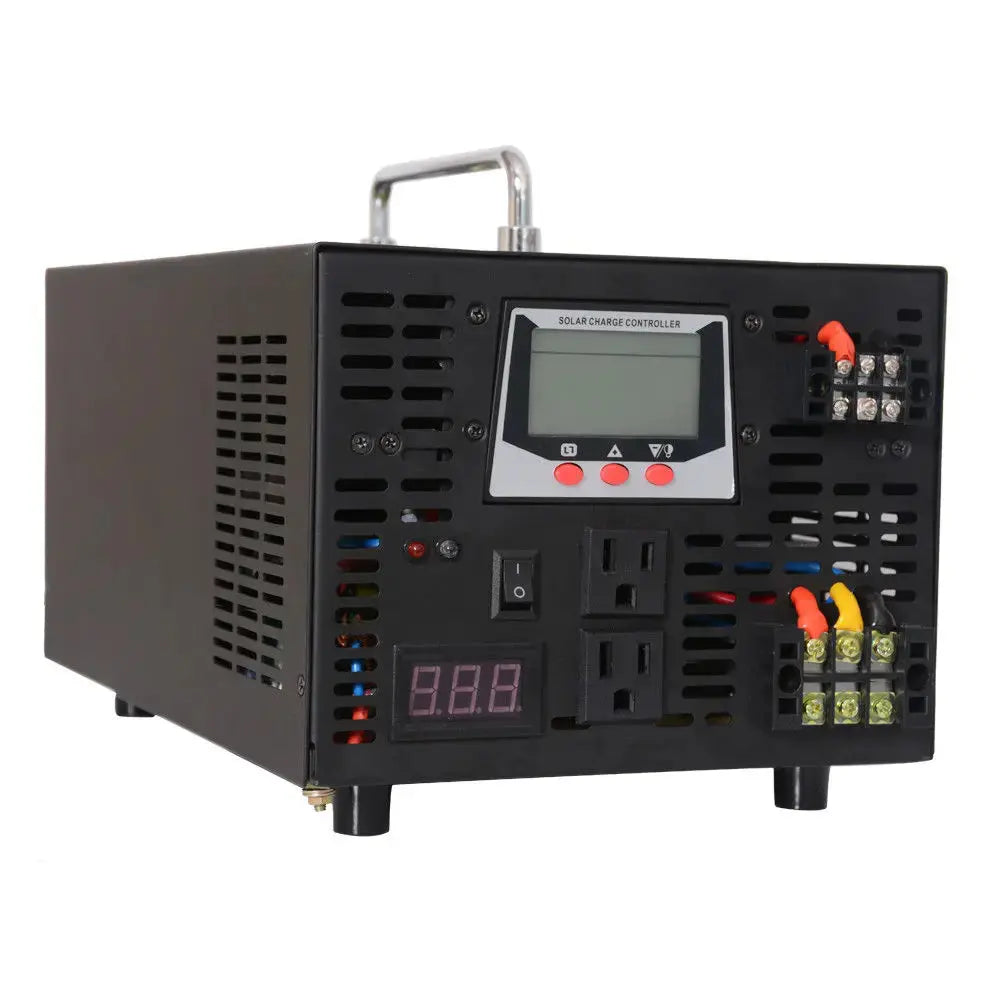 2000W Hybrid Power Inverter 12V 220V Pure Sine Wave Solar Inverter 24V/48V DC to 120V/230V/240V DC/AC Converter 30A Controller - 54Grid - Renewable Energy Store