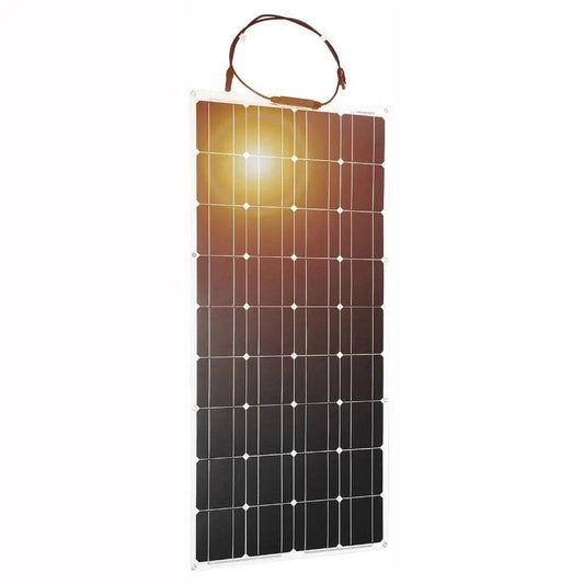 Solar Panel 100W Flexible Monocrystalline Flexible Car/Boat High Quality 12V - 54Grid - Renewable Energy Store