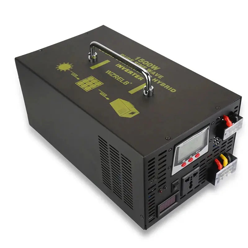 1500W Pure Sine Wave Hybrid Inverter 12V to 220V DC to DC/AC Solar Panel Power Inverter 24V/48V to 120V/230V/240V 30A Controller - 54Grid - Renewable Energy Store