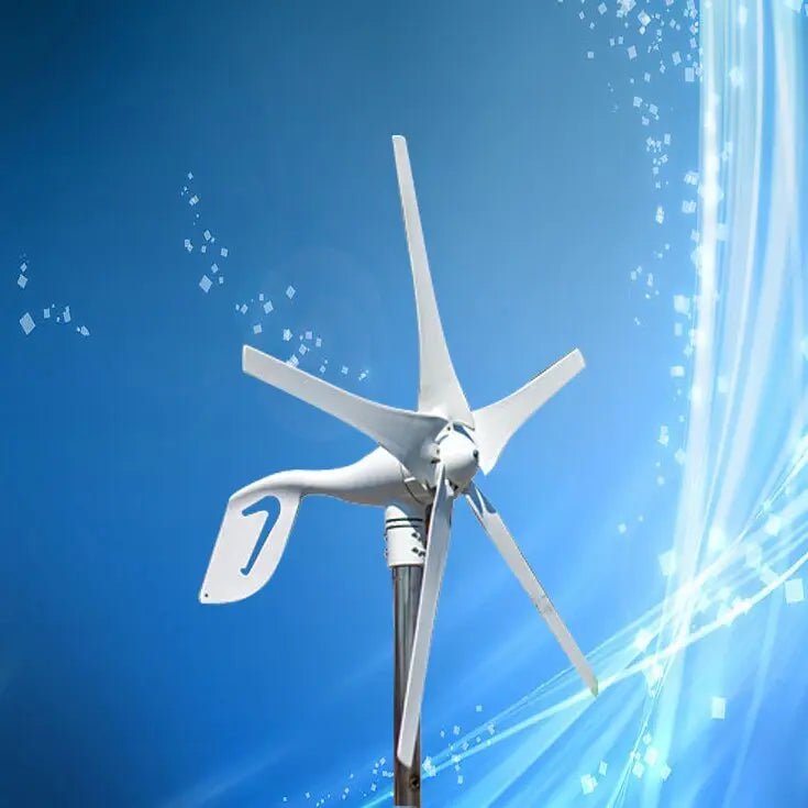 High Efficiency 800W Wind Turbine Generator with 3/5 Blades Wind Mill 12V/24V Include MPPT Charge Controller - 54Grid - Renewable Energy Store