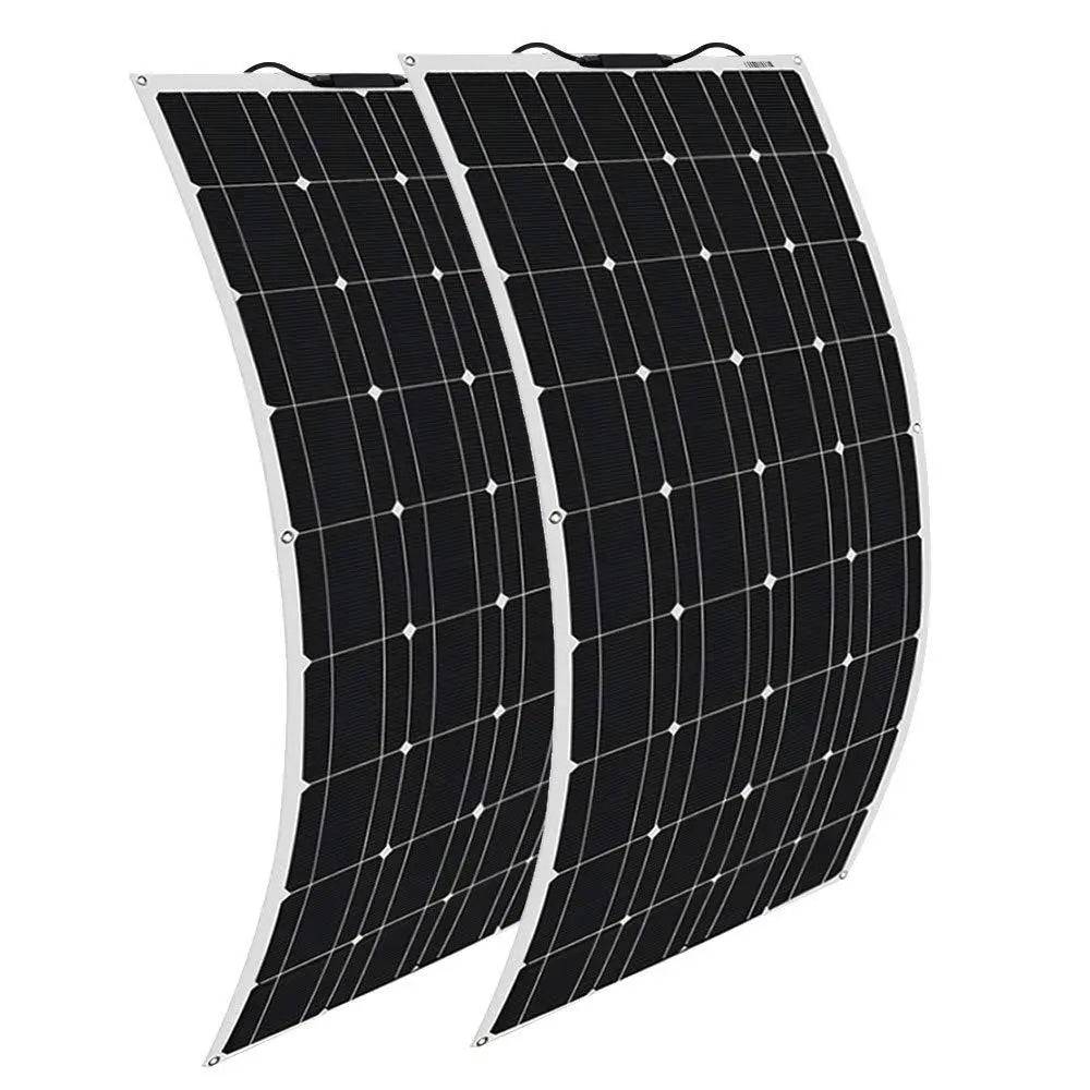 Solar Panel kit flexible Module 120/240/360/480/600/720 W photovoltaic 12V 18V 24V  Motorhome  Charger - 54Grid - Renewable Energy Store