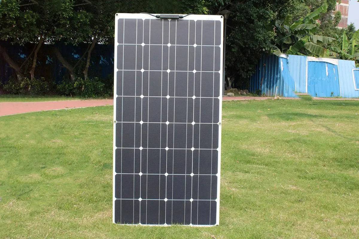 Solar Panel flexible 12/24 V 100 W monocrystalline  battery charger - 54Grid - Renewable Energy Store