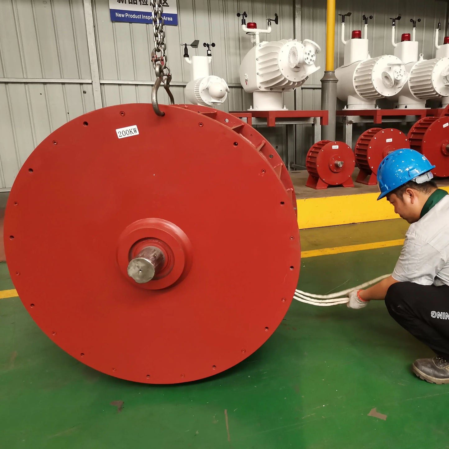 High-Efficiency 100KW Gearless Permanent Magnet Generator by 54Grid - Renewable Energy Store