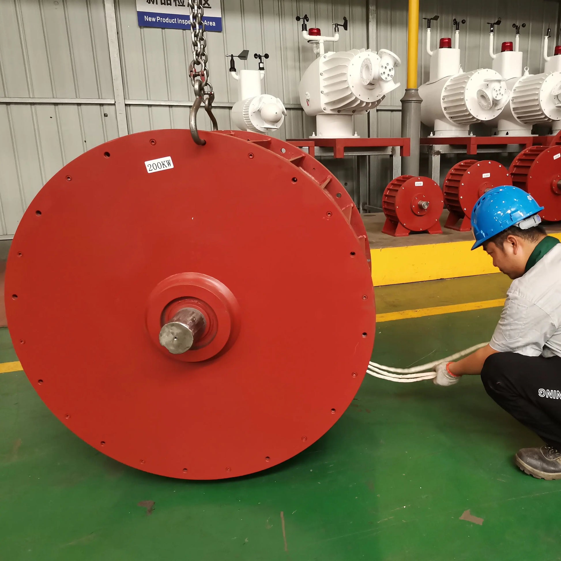 High-Efficiency 100KW Gearless Permanent Magnet Generator by 54Grid - Renewable Energy Store