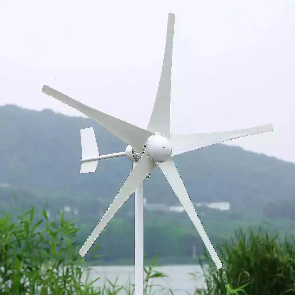 FLYT 1500w 12v 24v 48V Wind Turbine 3 Blades 5 Blades With Controller Horizontal Wind Generator For Home by 54Grid - Renewable Energy Store