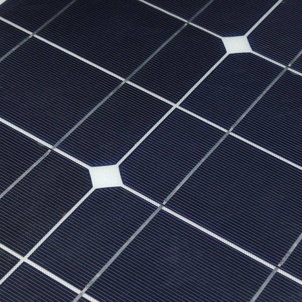 Solar Power Panel Kit 100 watt 50w 16v 12v Strip Shape Monocrystalline Cell Flexible - 54Grid - Renewable Energy Store