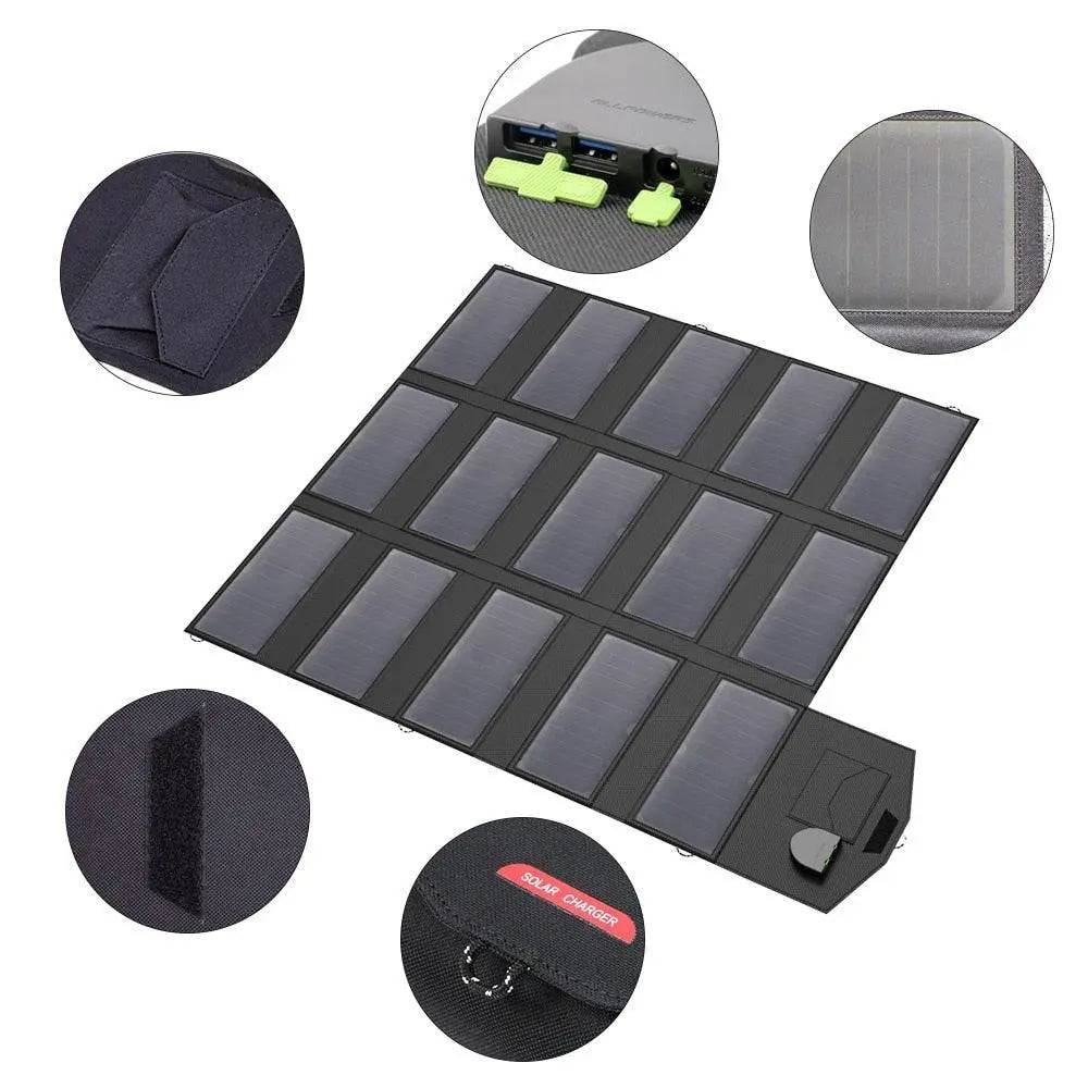 Solar Panel Portable Foldable 100W  Solar Battery Charger 18/12V - 54Grid - Renewable Energy Store