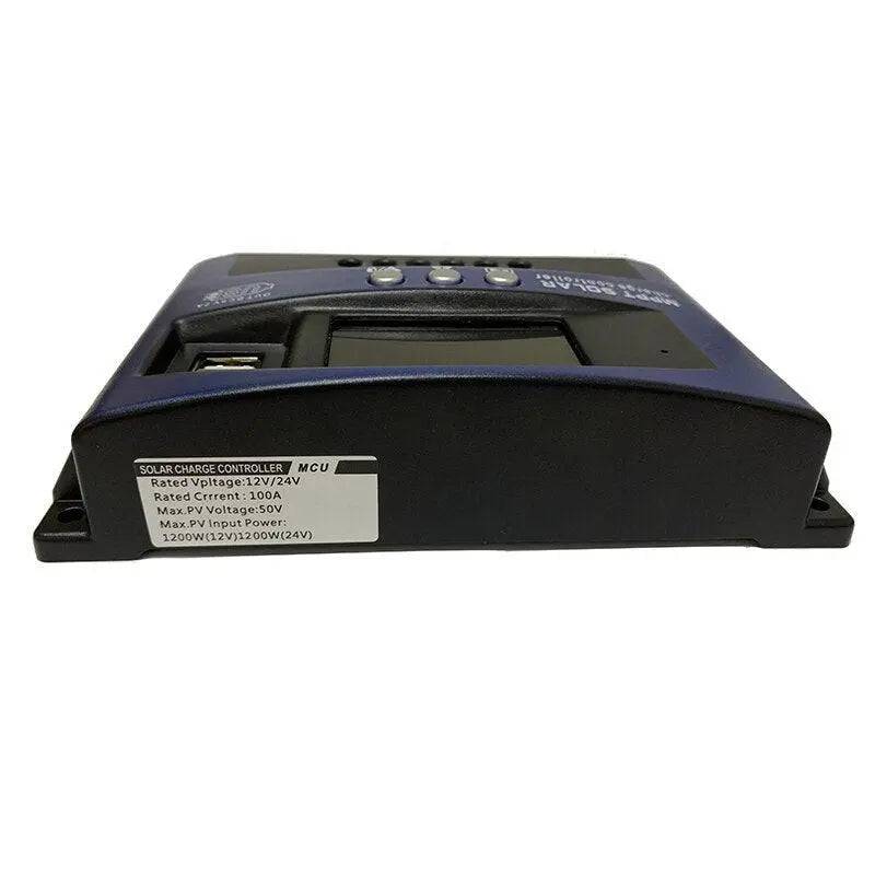 Solar  Charge Controller 100/60/50/40/30A Dual USB LCD Display 12/24V - 54Grid - Renewable Energy Store