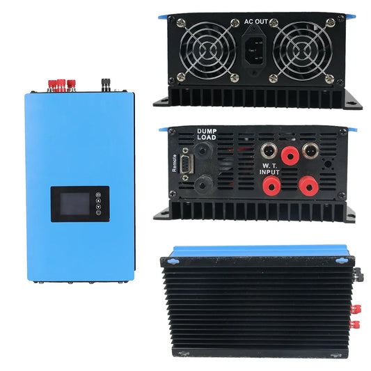 Pure Sine Wave 1000W 2000W 48V 96V 110V 120V 230V Wind On Grid Inverter Built In controller Grid Tie Inverter With Wifi Display by 54Grid - Renewable Energy Store