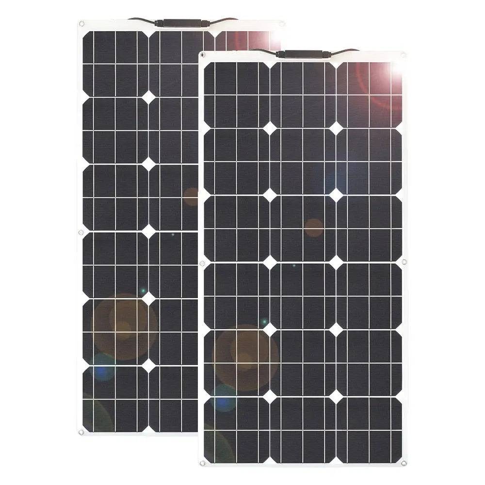 Solar Panel 100/200/300/400 W Flexible PWM Controller 12V/24V Battery Charger - 54Grid - Renewable Energy Store