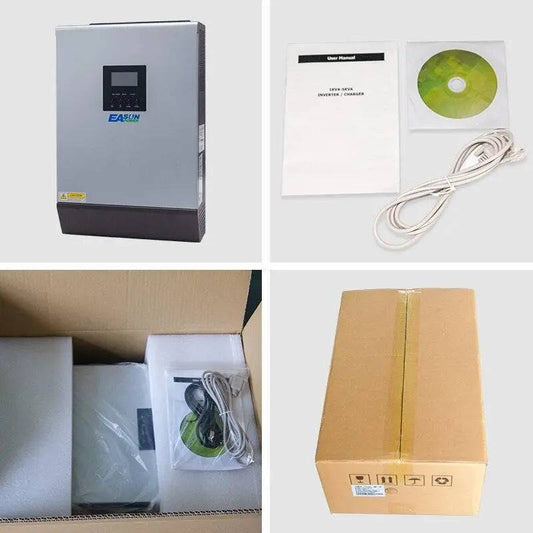 Solar Inverter 8000W 60A MPPT 10KVA Off Grid Inverter 48V 220V Pure Sine Wave Hybrid Inverter 60A Battery Charger - 54Grid - Renewable Energy Store