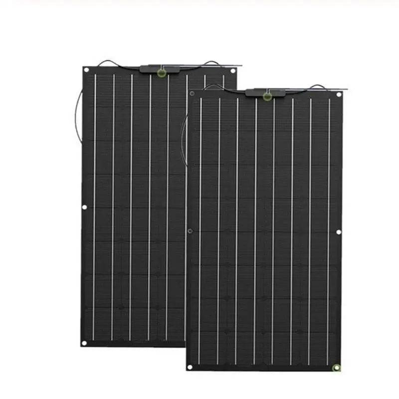Solar Panel 200w 100w ETFE PET 100W Flexible Solar Panel For 12V Battery Charger Monocrystalline Cell - 54Grid - Renewable Energy Store