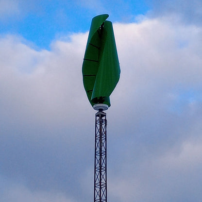 FLTXNY Power Roof Mounted 2000W 96V 48V Vertical Axis Wind Turbine Windmill With Meglev Generator For LED Street Light by 54Grid - Renewable Energy Store