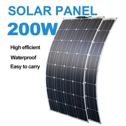 Solar Panel Solarny 100w 12v 200W 300W 100W  Pet Charger System Kit - 54Grid - Renewable Energy Store