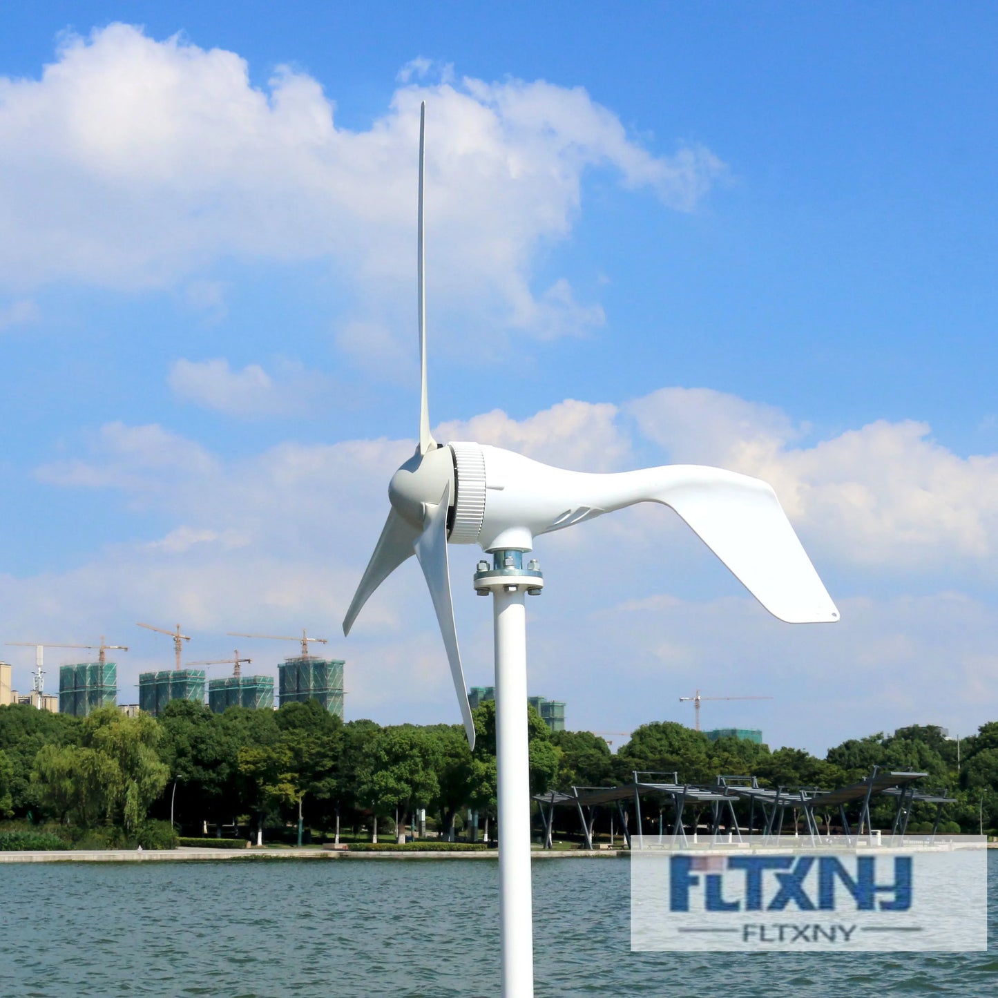 FLTXNY 200W 12V 24V Portable Wind Turbine Household 6 Blades Small Wind Generators For Home Roof Low Wind Speed by 54Grid - Renewable Energy Store