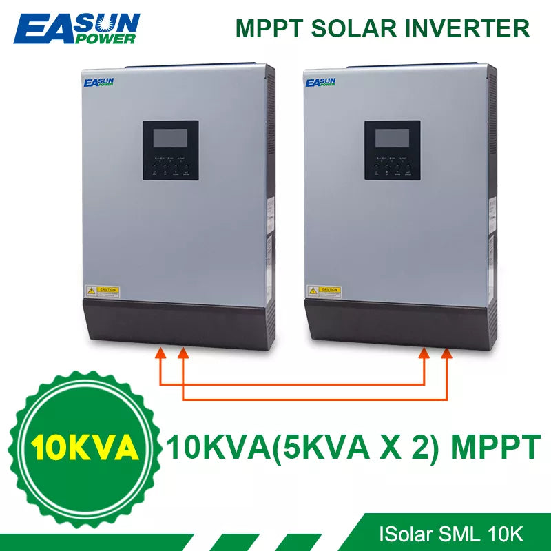 Wind turbine  Solar Inverter 8000W  60A MPPT 10KVA Off Grid Inverter 48V 220V Pure Sine Wave Hybrid Inverter 60A Battery Charger - 54Grid - Renewable Energy Store
