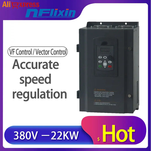 3 Phase 380V 440V 44A 22KW 30HP Inverter VFD Frequency AC Drive by 54Grid - Renewable Energy Store