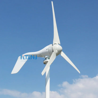 FLTXNY 200W 12V 24V Portable Wind Turbine Household 6 Blades Small Wind Generators For Home Roof Low Wind Speed by 54Grid - Renewable Energy Store