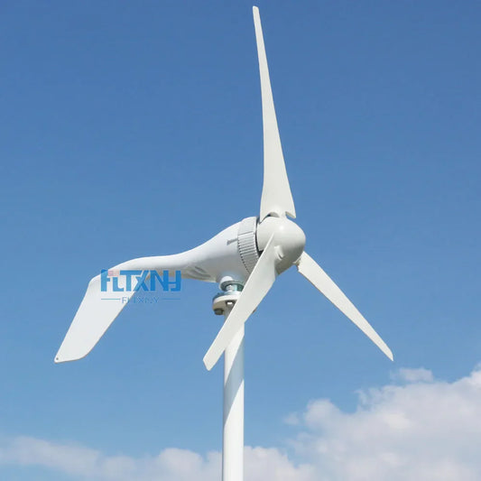 FLTXNY 200W 12V 24V Portable Wind Turbine Household 6 Blades Small Wind Generators For Home Roof Low Wind Speed by 54Grid - Renewable Energy Store