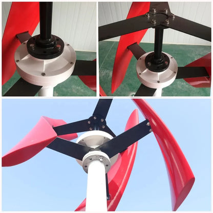 Factory Outlet 2KW New Energy Windmill Vertical Axis Permanent Maglev Wind Turbine Generator 48V 96V 120V 220V For Home Use by 54Grid - Renewable Energy Store
