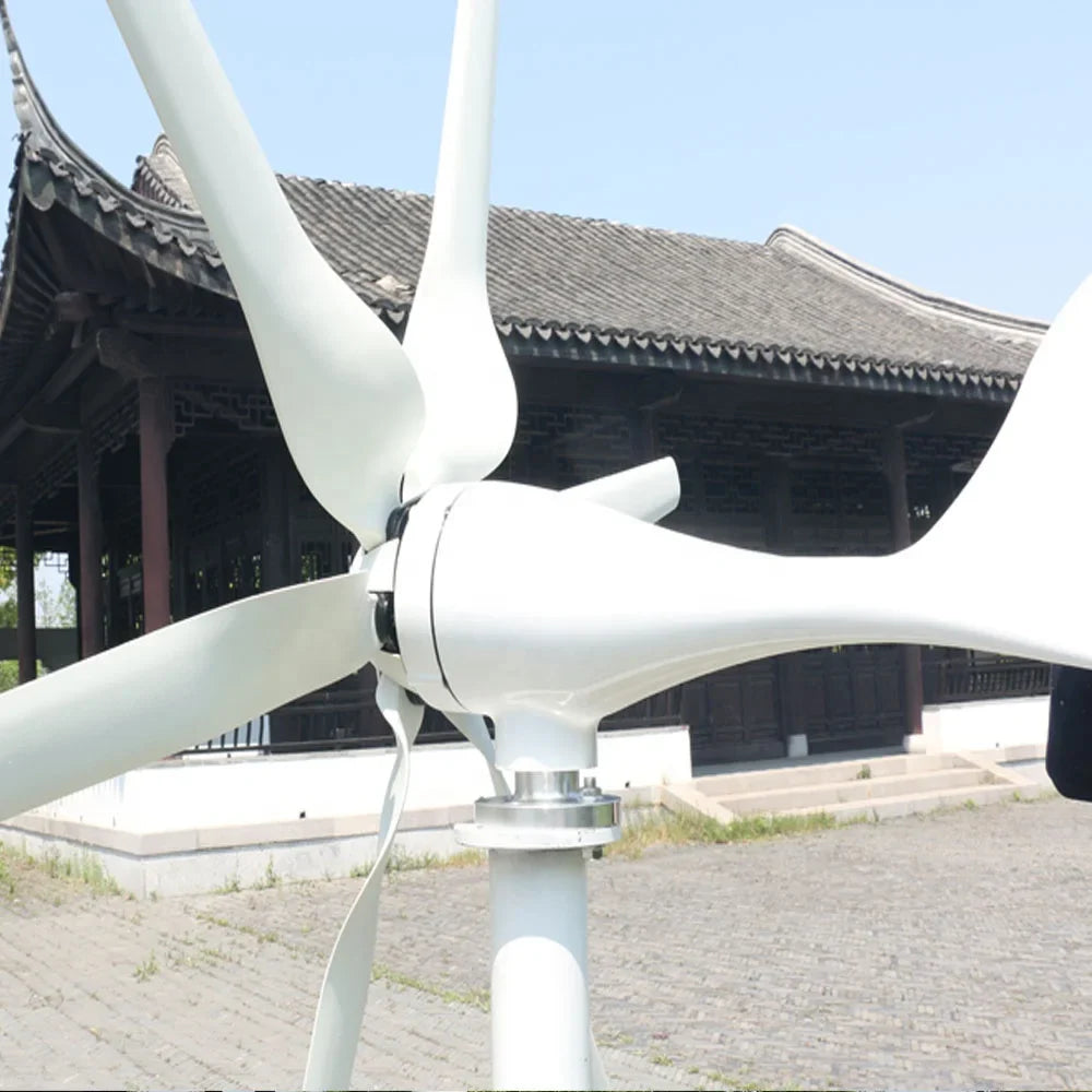 800W Wind Turbines for Home Use 12V 24V 48V Small Wind Turbine 0.8kw Generators Household 6 Blades by 54Grid - Renewable Energy Store
