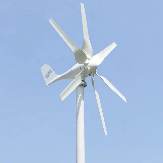 800W Wind Turbines for Home Use 12V 24V 48V Small Wind Turbine 0.8kw Generators Household 6 Blades by 54Grid - Renewable Energy Store