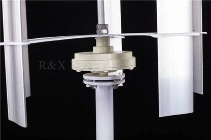 Mini Vertical Axis Wind Turbine Generator 10W 12VDC Windmill Generator Max 15w 5 Blades High Quality for Household Street - 54Grid - Renewable Energy Store