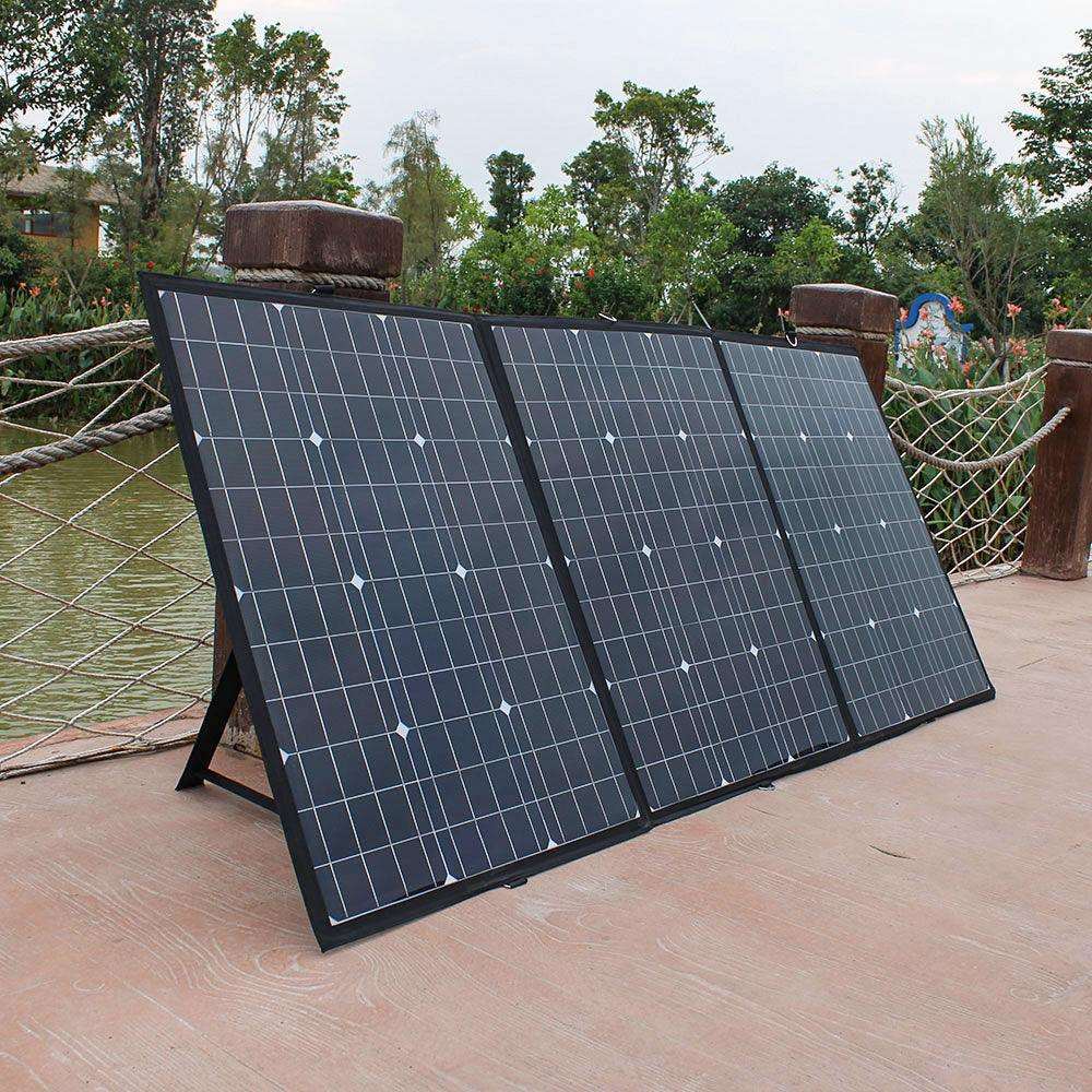 Solar Panel 120W 180W 300W (3PCS x 60W ) Foldable 18V 20A 12V/24V Controller Panel Solar Easy Carry Cell/System Charger - 54Grid - Renewable Energy Store