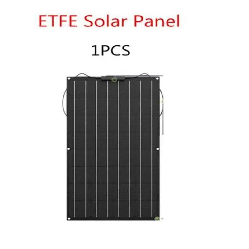 Solar Panel 200w 100w ETFE PET 100W Flexible Solar Panel For 12V Battery Charger Monocrystalline Cell - 54Grid - Renewable Energy Store
