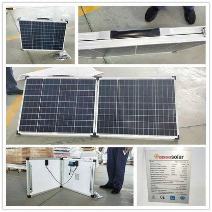 Solar Panel 100W (2Pcs x 50W) USB Controller Solar Battery Cell/Module/System Charger - 54Grid - Renewable Energy Store