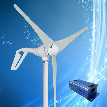 2020 New Type 400W Wind Turbine with 3/5PCS Blades + 600W Multi-Function Wind Turbine Charge Controller - 54Grid - Renewable Energy Store