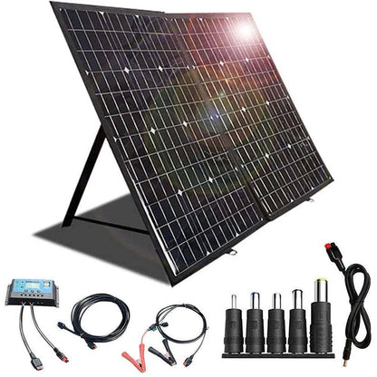 Solar Panel 120W 180W Portable Outdoor Foldable 12V Flexible Camping Boat RV Travel Home Car Powered Charger Placa kits - 54Grid - Renewable Energy Store