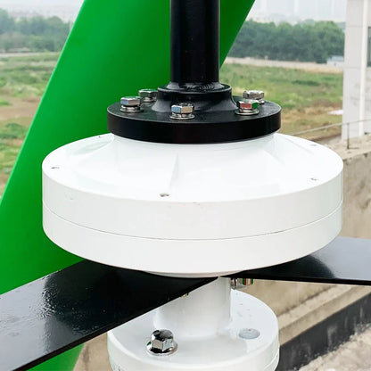 Real Watt 1.5KW 3 Blades Free Energy Vertical Axis Wind Turbine Generator 24V 48V Homeuse Windmill Low RPM by 54Grid - Renewable Energy Store