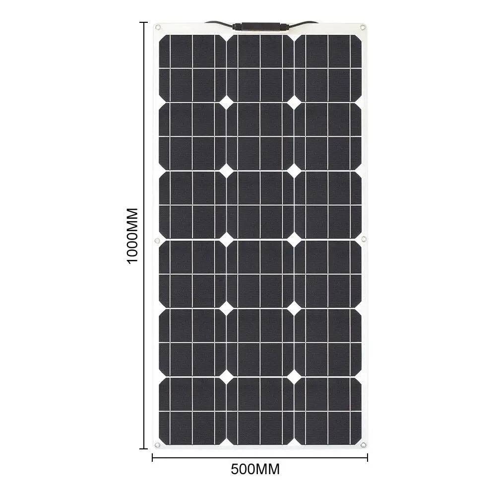 Solar Panel 100/200/300/400 W Flexible PWM Controller 12V/24V Battery Charger - 54Grid - Renewable Energy Store
