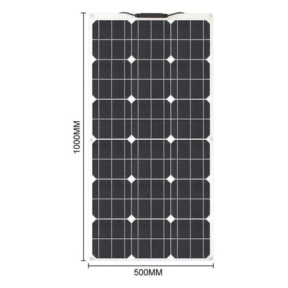 Solar Panel 100/200/300/400 W Flexible PWM Controller 12V/24V Battery Charger - 54Grid - Renewable Energy Store