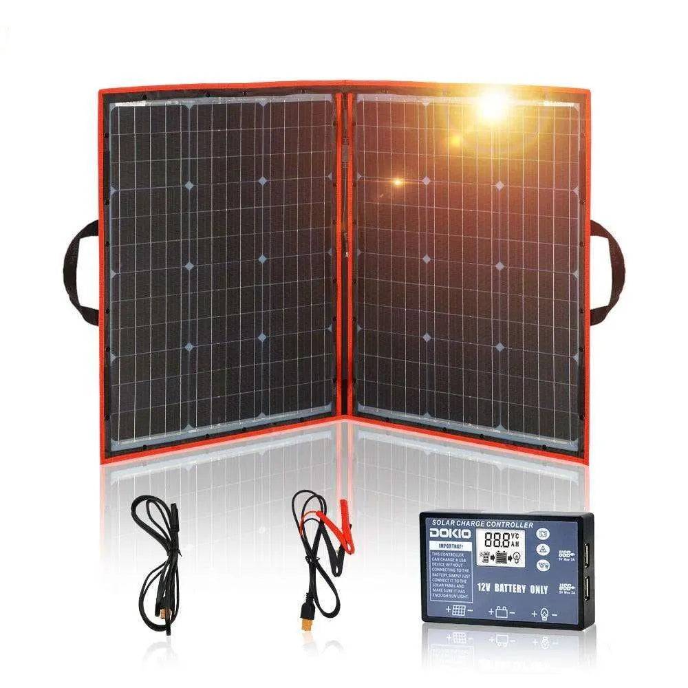 Solar Panel 100W (50Wx2pcs) Flexible Mono Travel RV High Quality - 54Grid - Renewable Energy Store