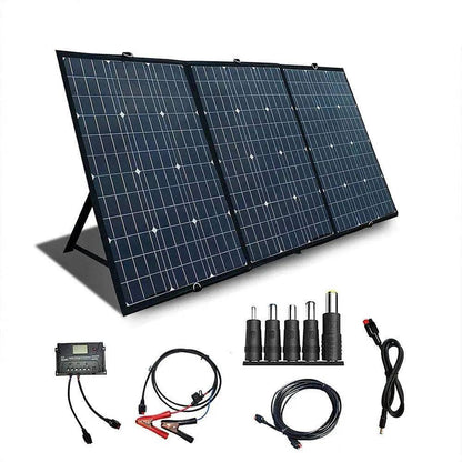 Solar Panel 120W 180W Portable Outdoor Foldable 12V Flexible Camping Boat RV Travel Home Car Powered Charger Placa kits - 54Grid - Renewable Energy Store