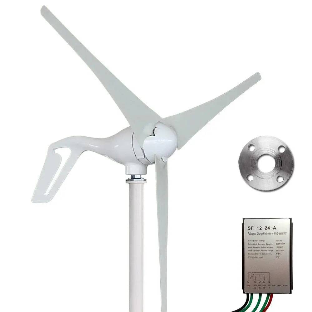 Wind Turbine Generator 3/5 Blades Optional 400/800W permanent Magnet 12V/24V - 54Grid - Renewable Energy Store