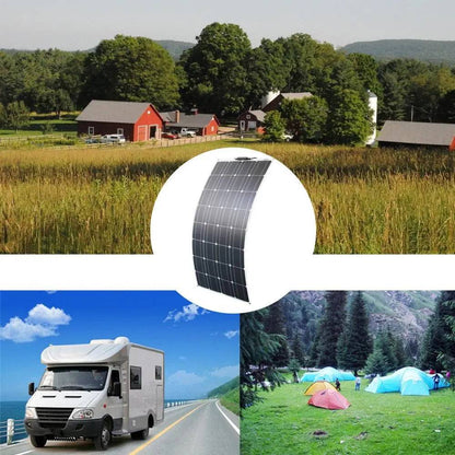 Solar System 200/300w Power Generator 12v  Off Grid Outdoor - 54Grid - Renewable Energy Store