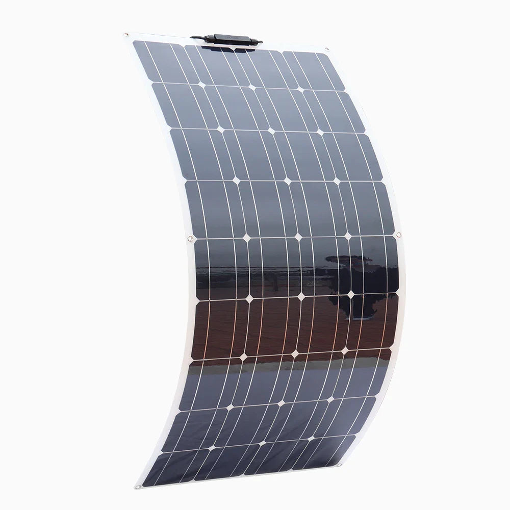 Solar panel kit Flexible Module 18V 120W 240w 360w 480w 600w 720w 12V or 24v photovoltaic for Motorhome Battery  Home Charger - 54Grid - Renewable Energy Store